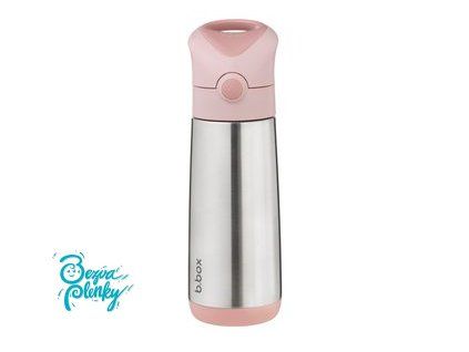 Termoska na pití s brčkem 500 ml - blush crush