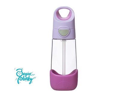 Lahev na pití s brčkem 450 ml - sugar plum