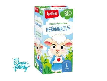 Apotheke DĚTSKÝ ČAJ BIO Heřmánkový 20 x 1 g